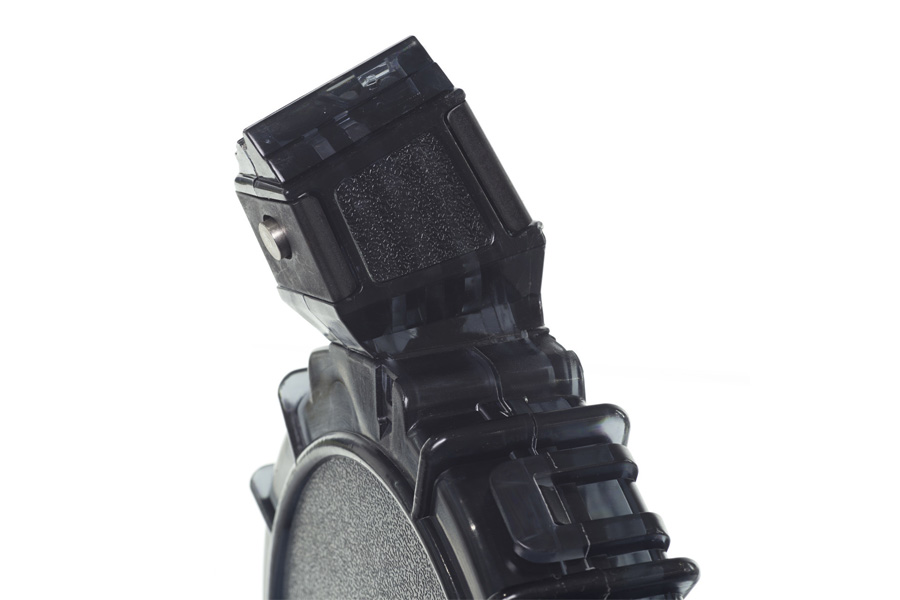 PRO MAG Ruger 10-22 Charger 55 Round 22 LR Drum Rifle Magazine Smoke Polymer
